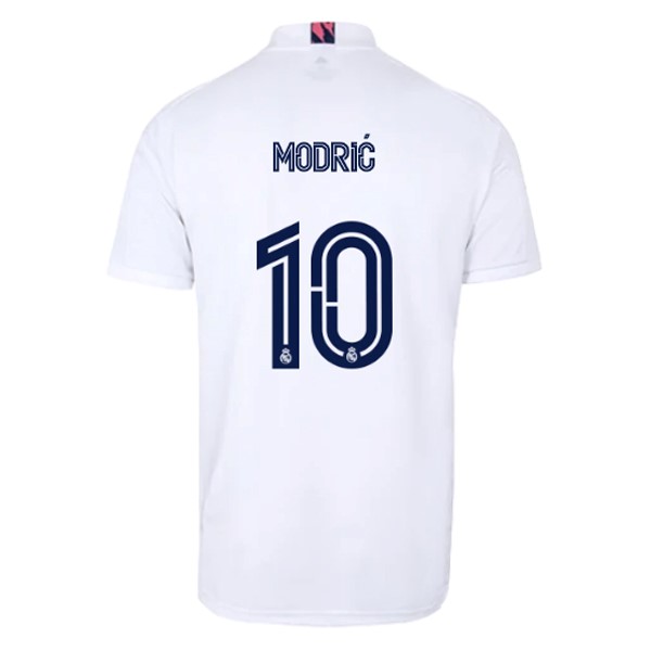 Camiseta Real Madrid Primera equipo NO.10 Modric 2020-2021 Blanco